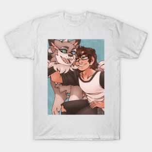 Lycanroc and its trainer T-Shirt